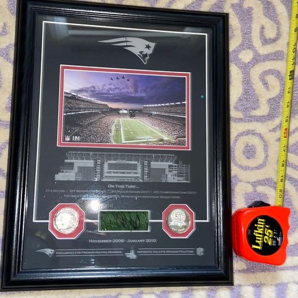 Commemorative Gillette Stadium New England Patriots 50th anniversary season - Picture 2 of 11
